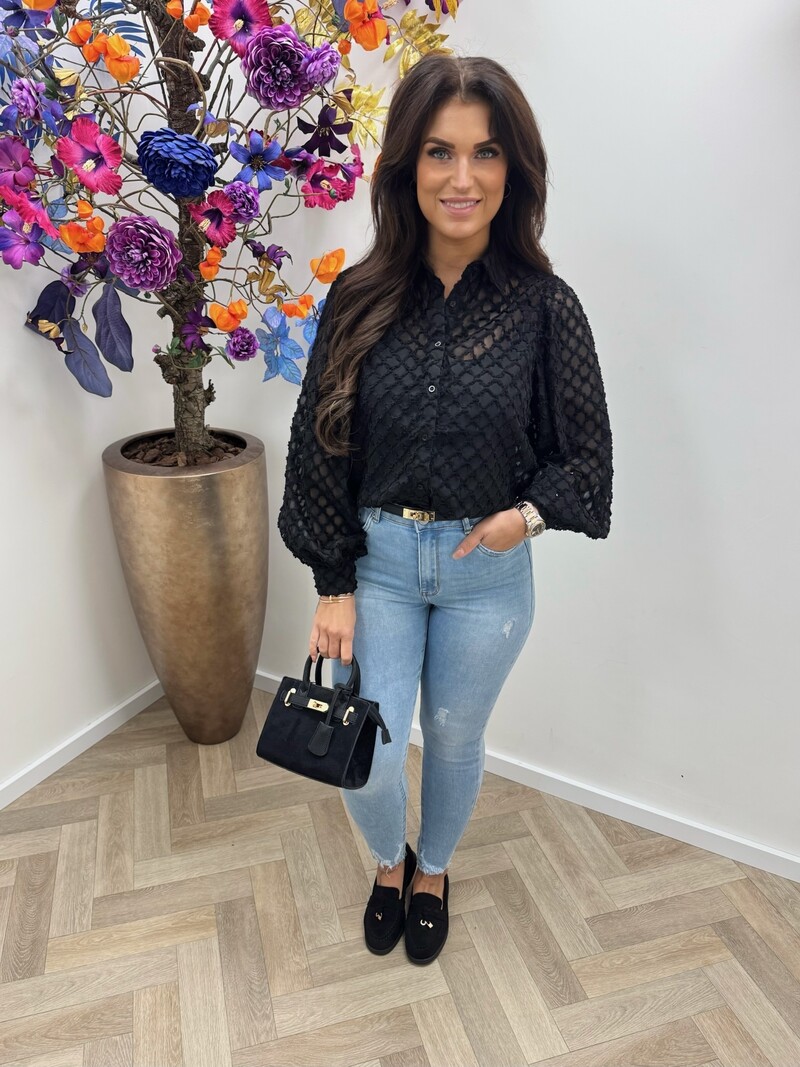 Blouse Fleur AP-2462 Black