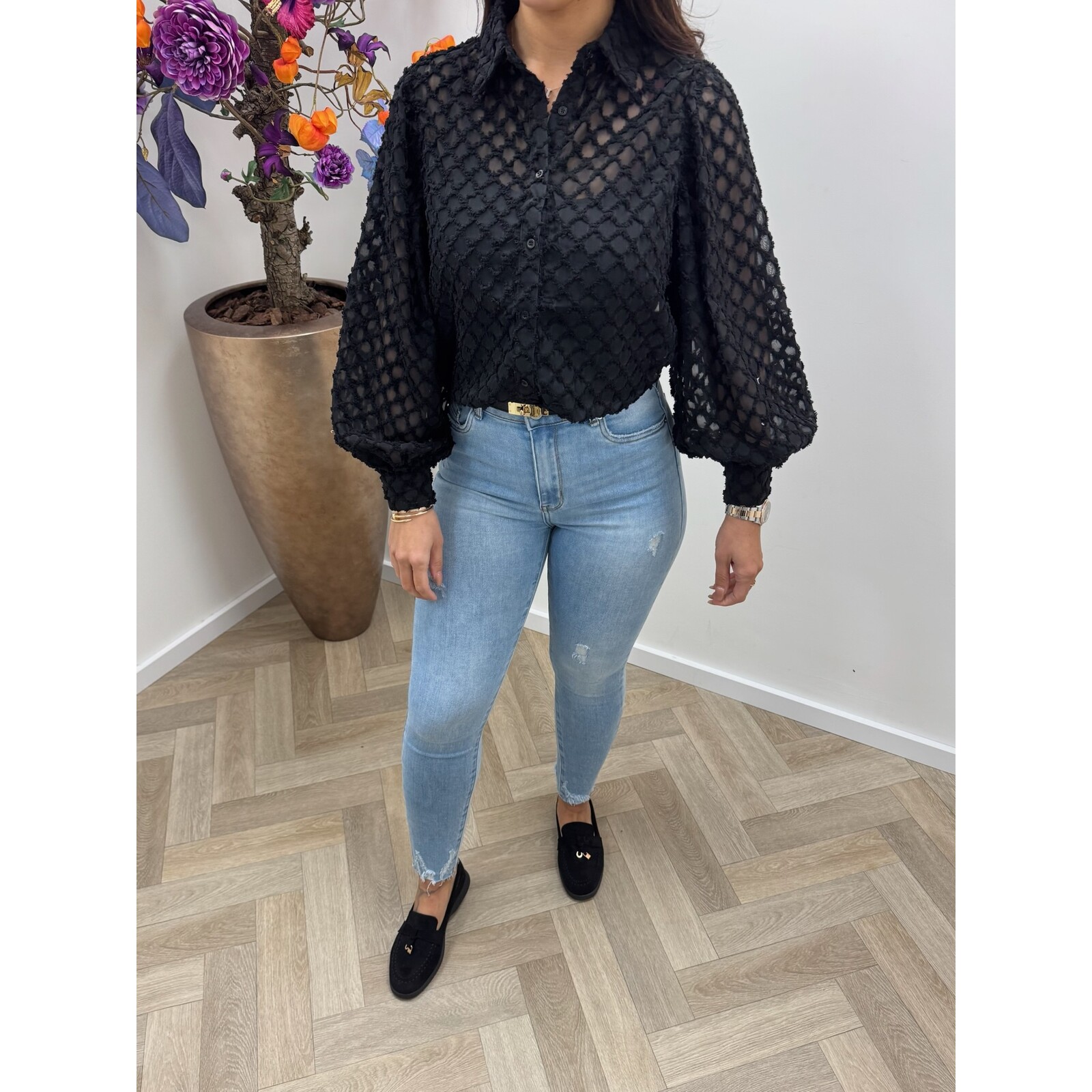 Blouse Fleur AP-2462 Black