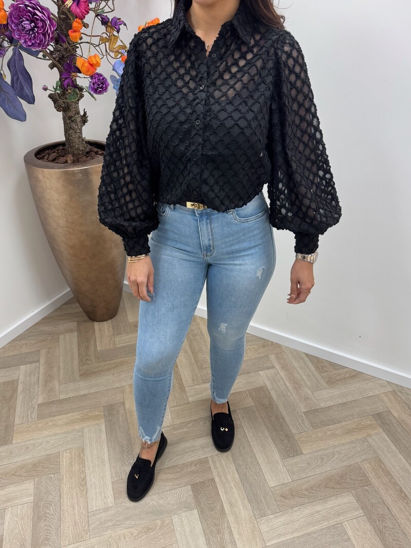 Blouse Fleur AP-2462 Black