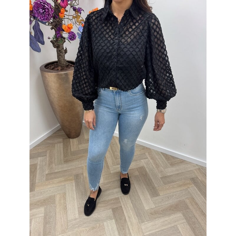 Blouse Fleur AP-2462 Black