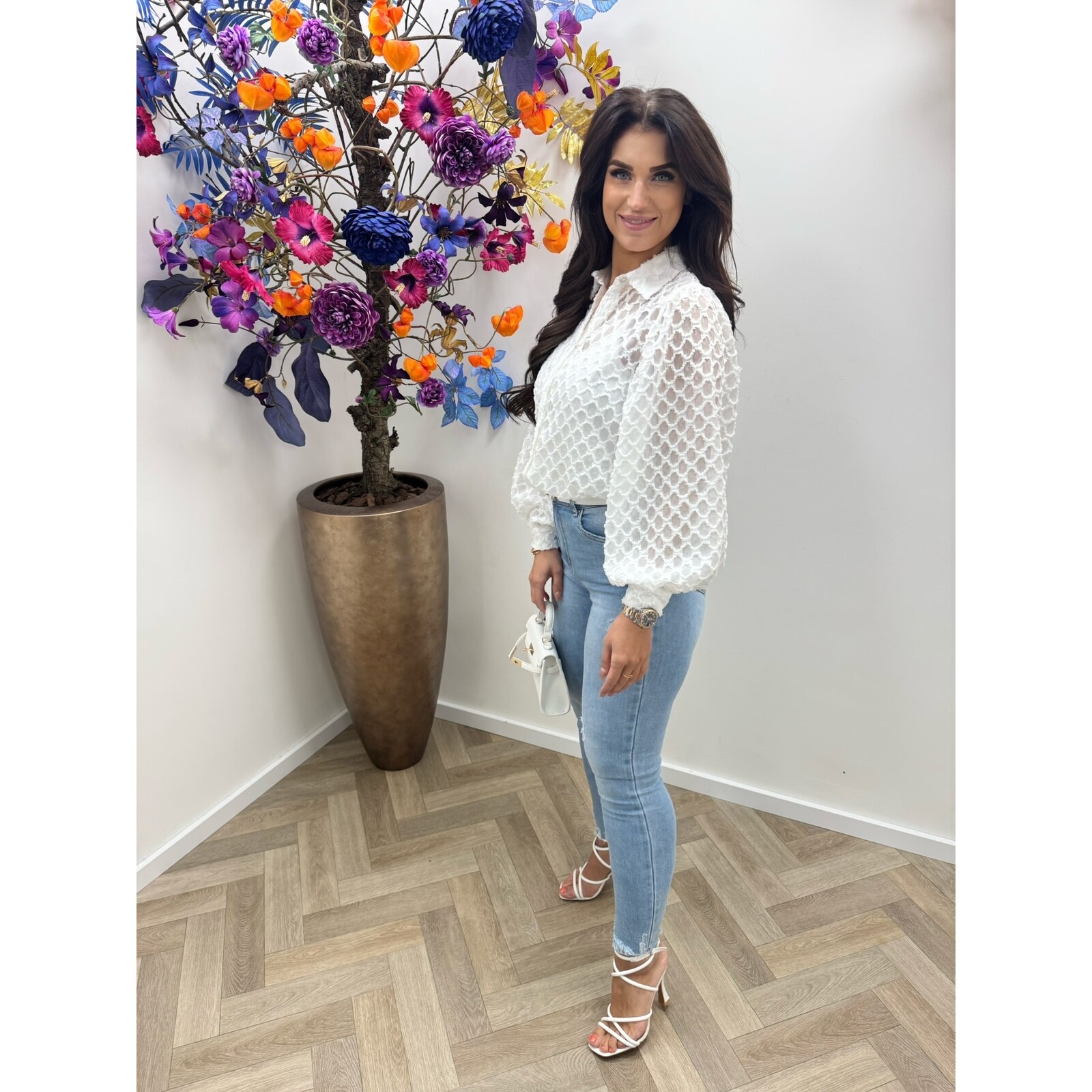 Blouse Fleur AP-2462 White