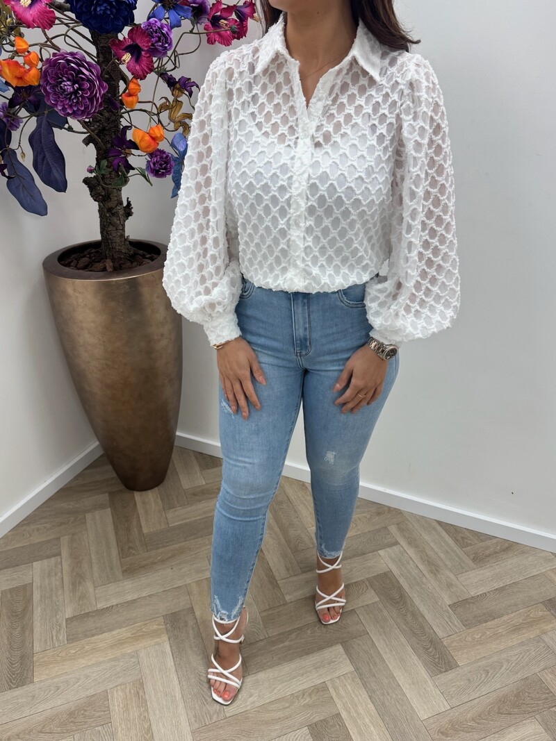 Blouse Fleur AP-2462 White