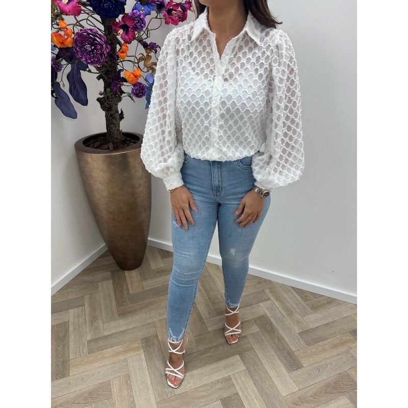 Blouse Fleur AP-2462 White