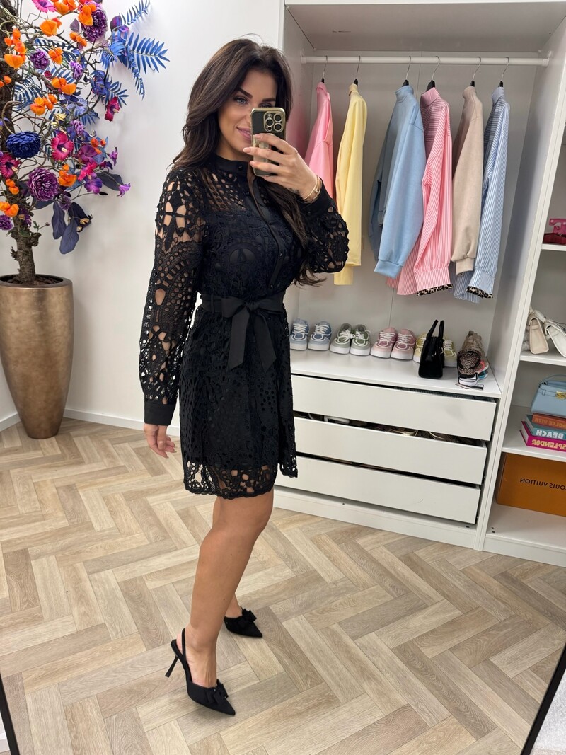 Dress Fanny Lace Black CH8211
