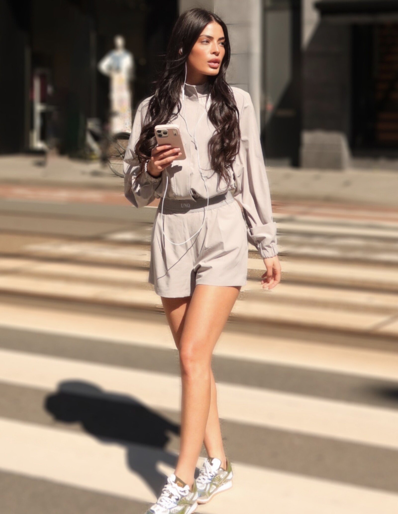 Unique The Label Gigi Short Unique The Label Light Grey