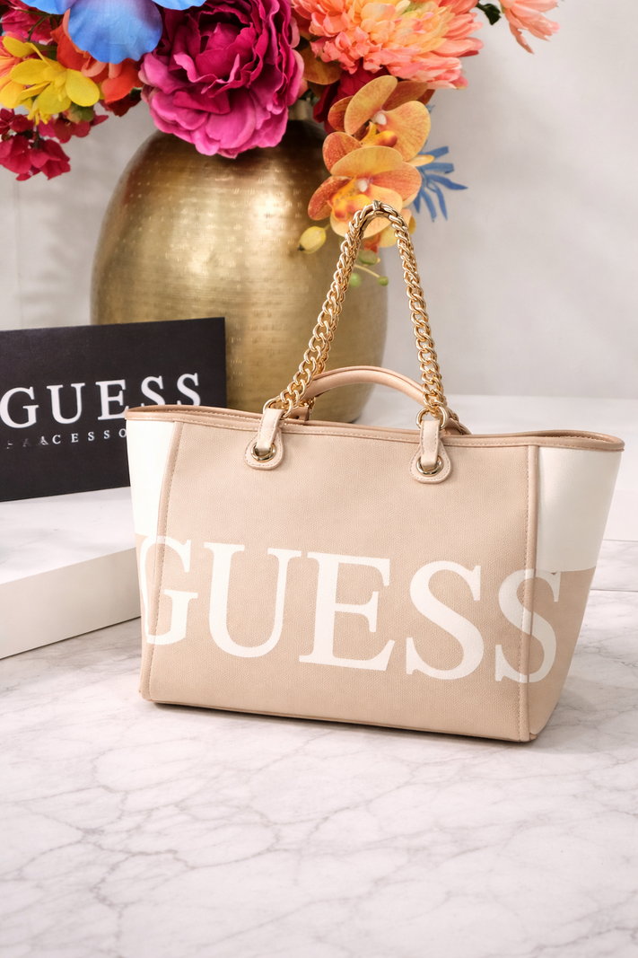 Beach Bag Maxi Guess logo 1233
