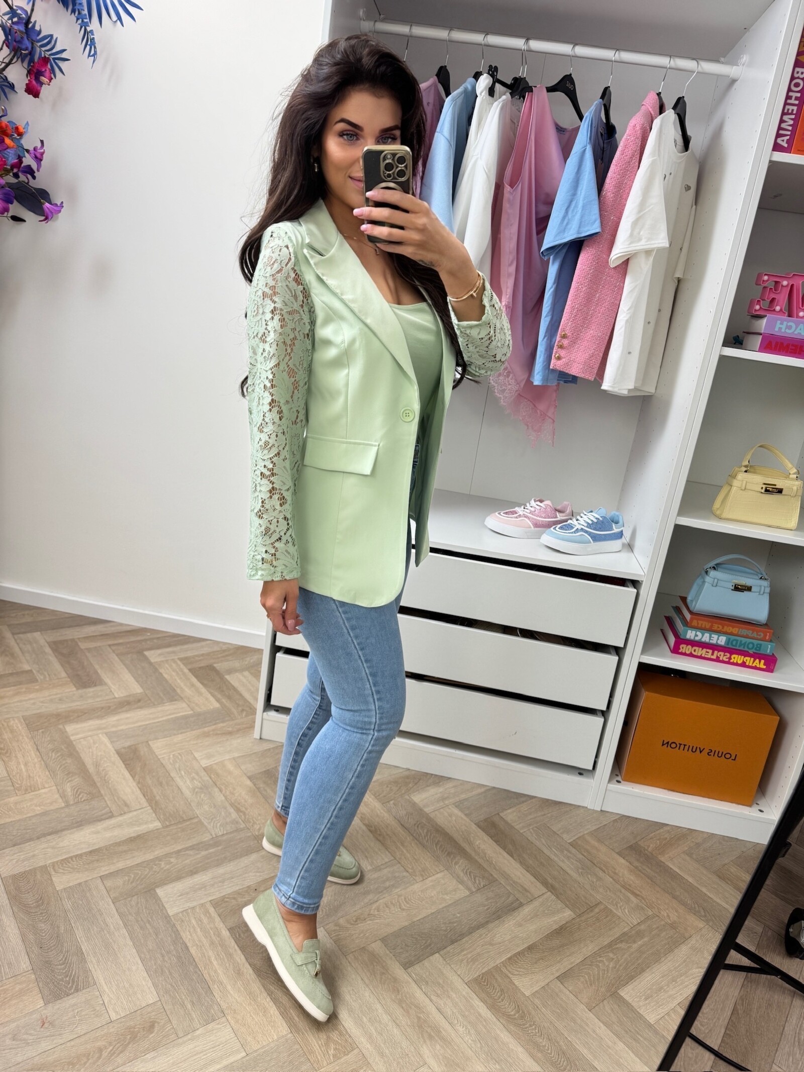 Lace Blazer Summer 3394 Mint