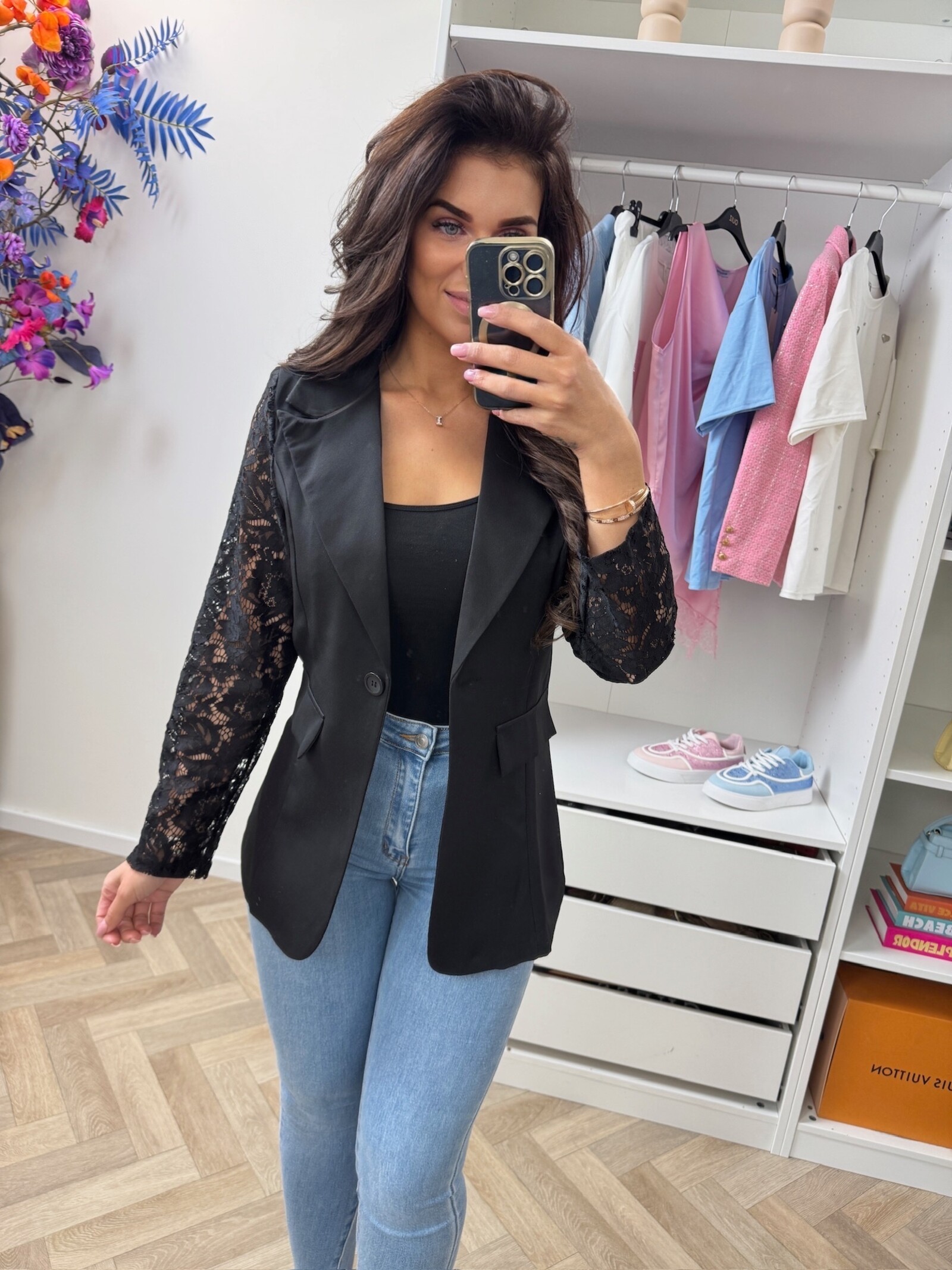 Lace Blazer Summer 3394 Black