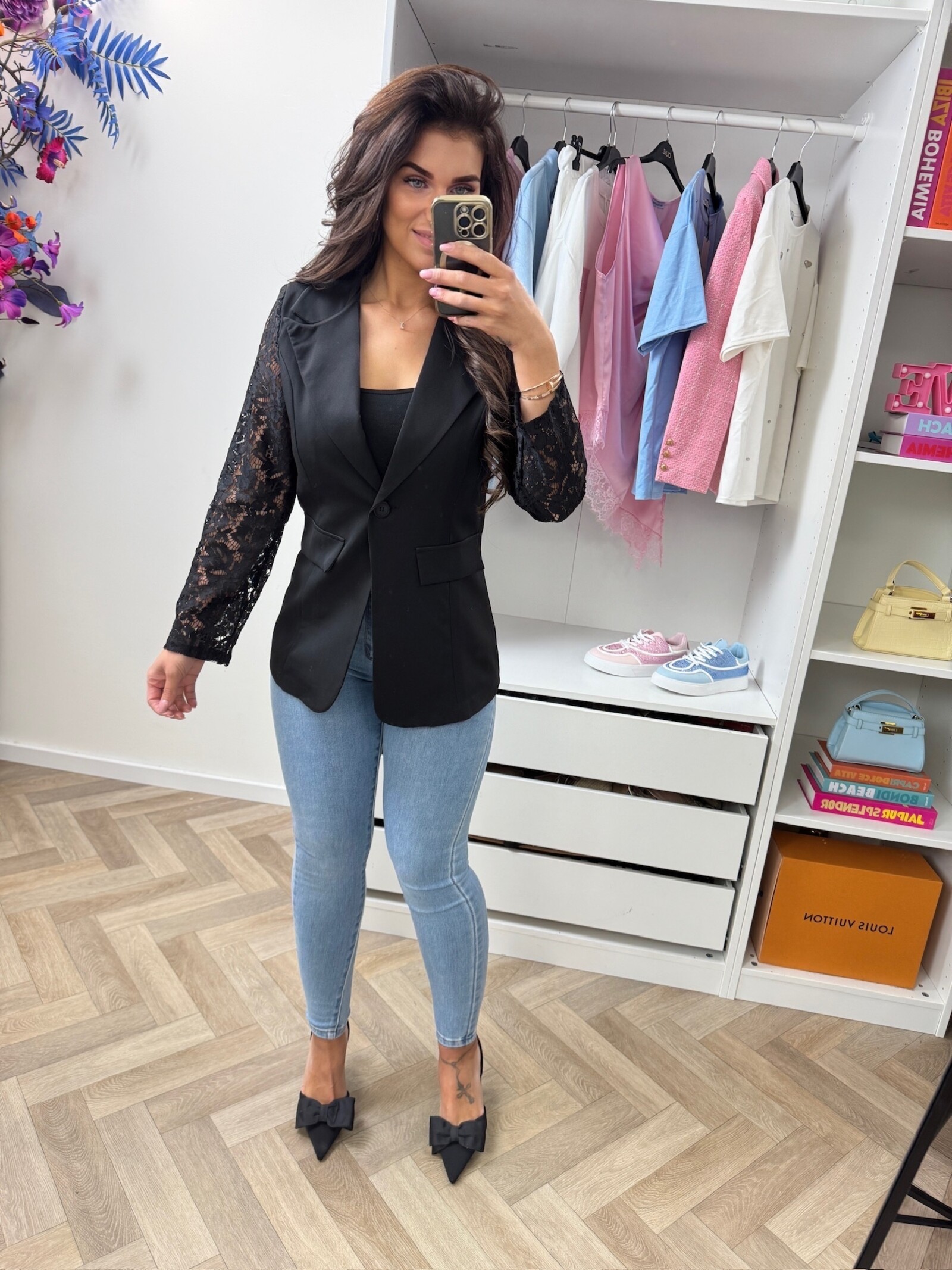 Lace Blazer Summer 3394 Black