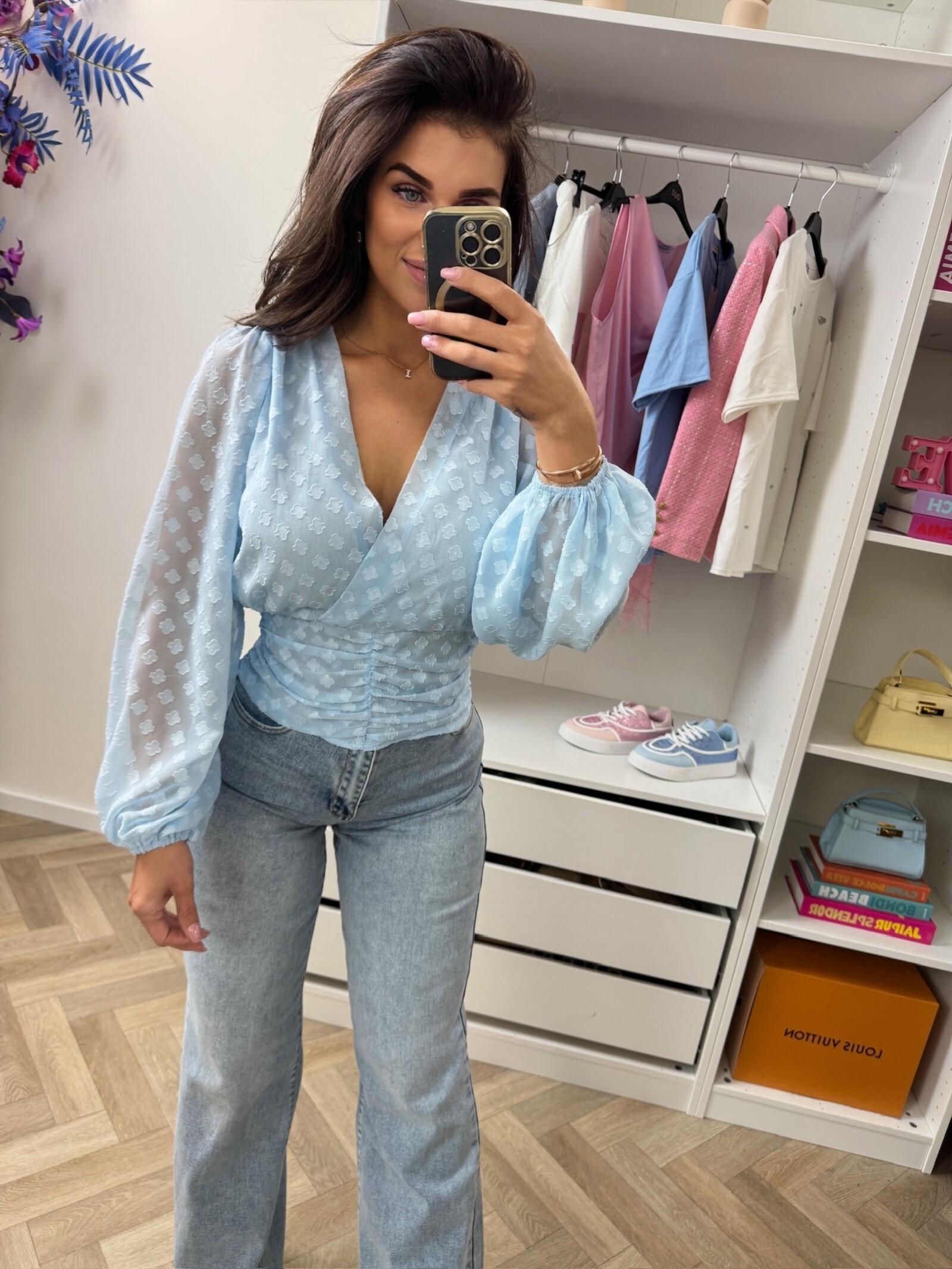 Blouse Bellie CY5413B Light Blue