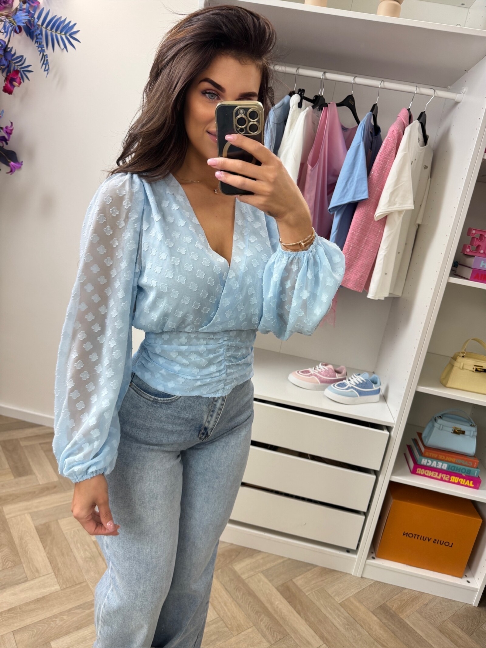 Blouse Bellie CY5413B Light Blue