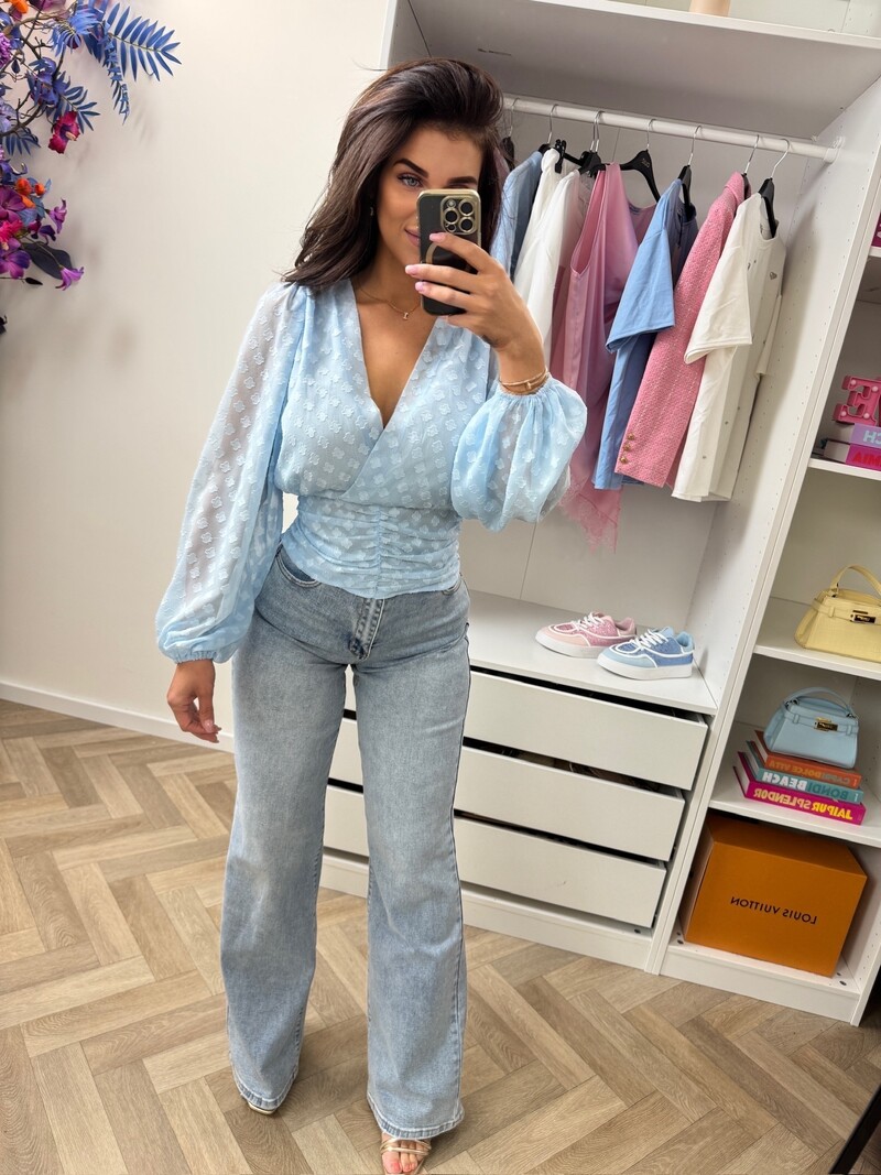 Blouse Bellie CY5413B Light Blue