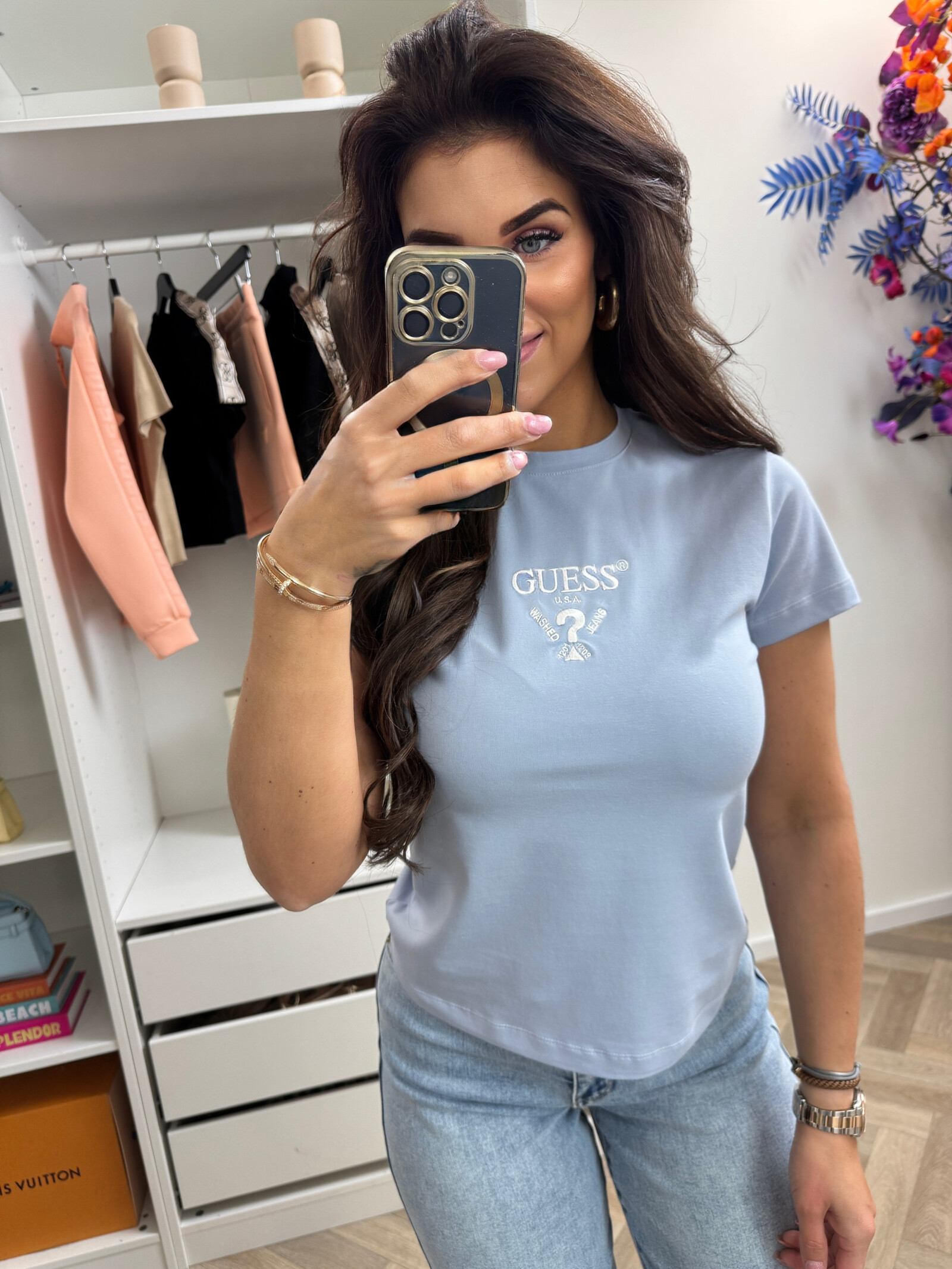 Guess T-Shirt Colette Blue Guess 1240