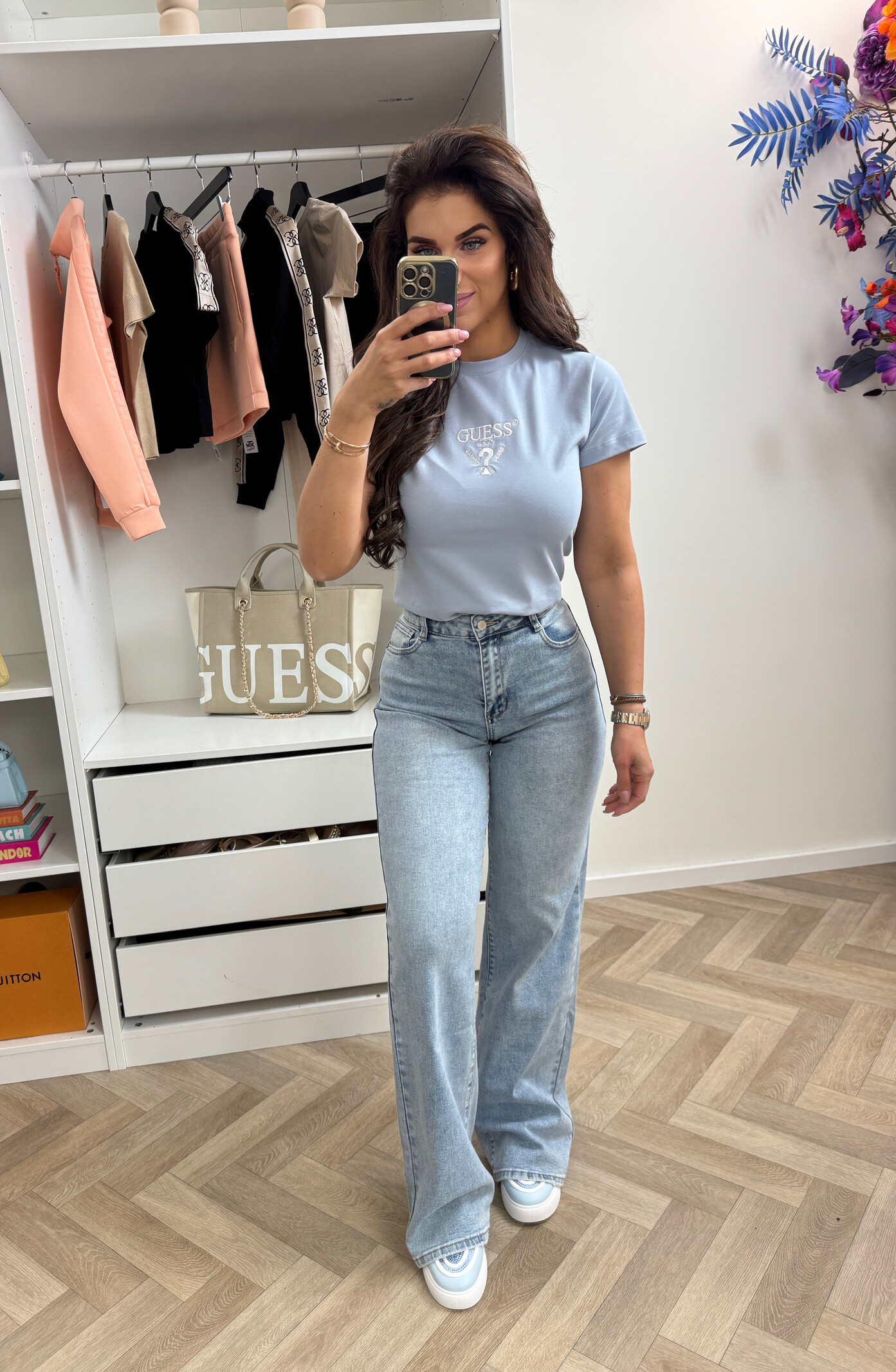 Guess T-Shirt Colette Blue Guess 1240