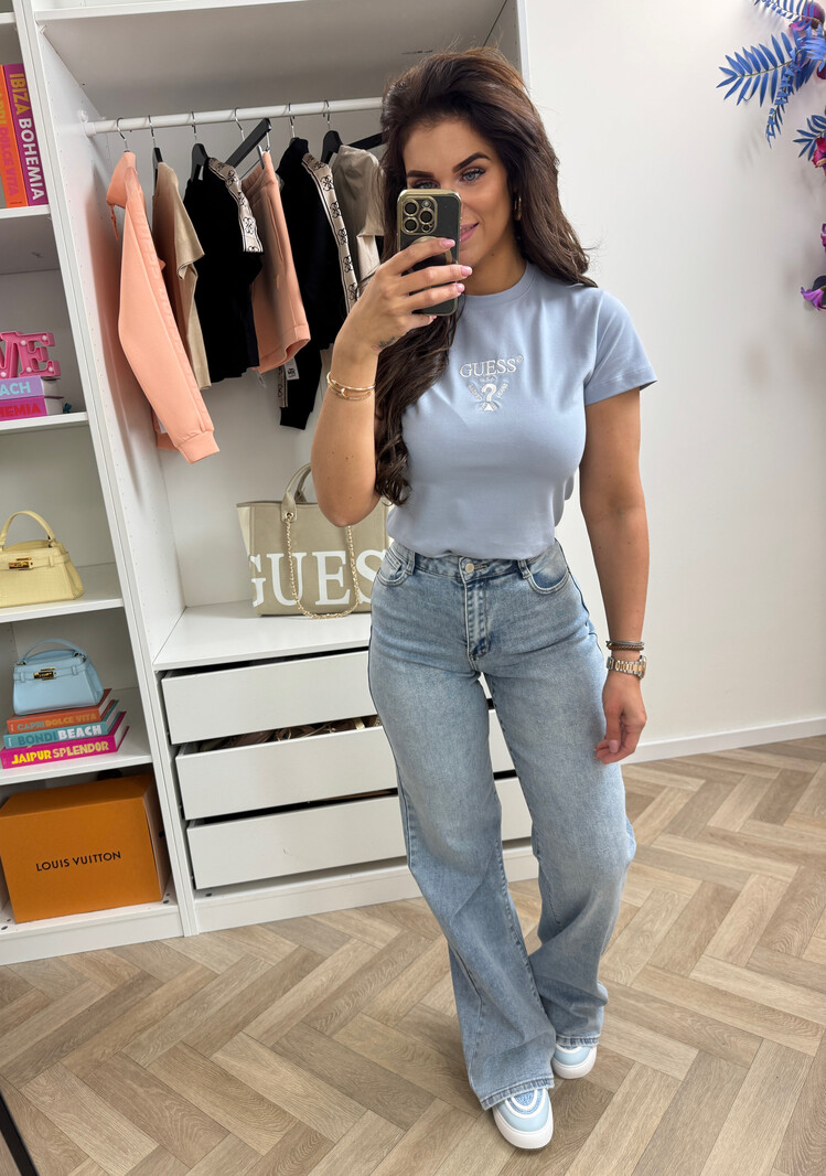 T-Shirt Colette Blue Guess 1240