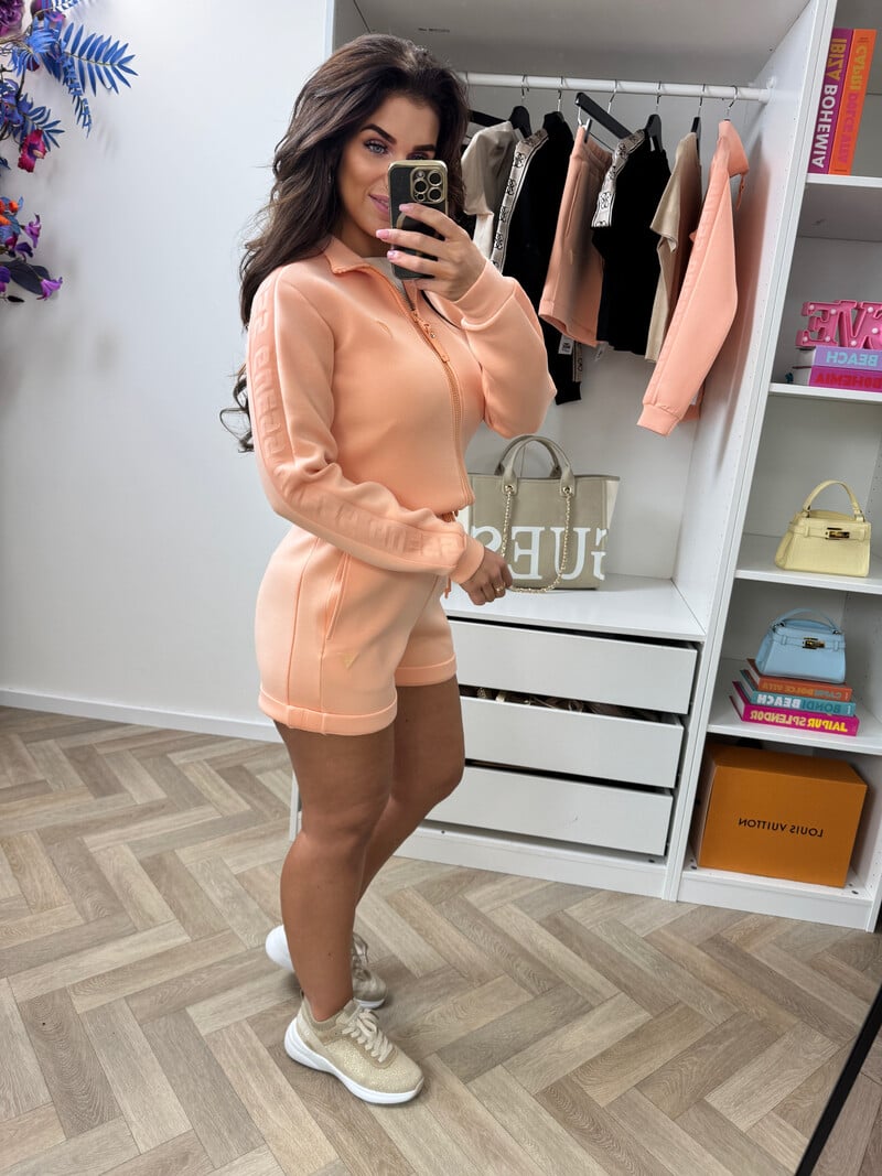 Zip Jacket Allie Scuba Peachy Guess 1249