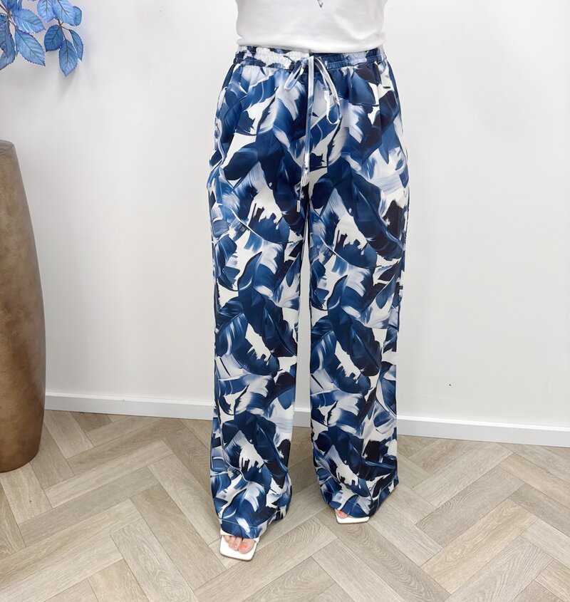 Wide leg pants Print Blue Guess 1105