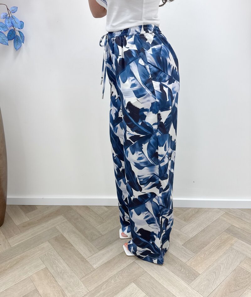Wide leg pants Print Blue Guess 1105