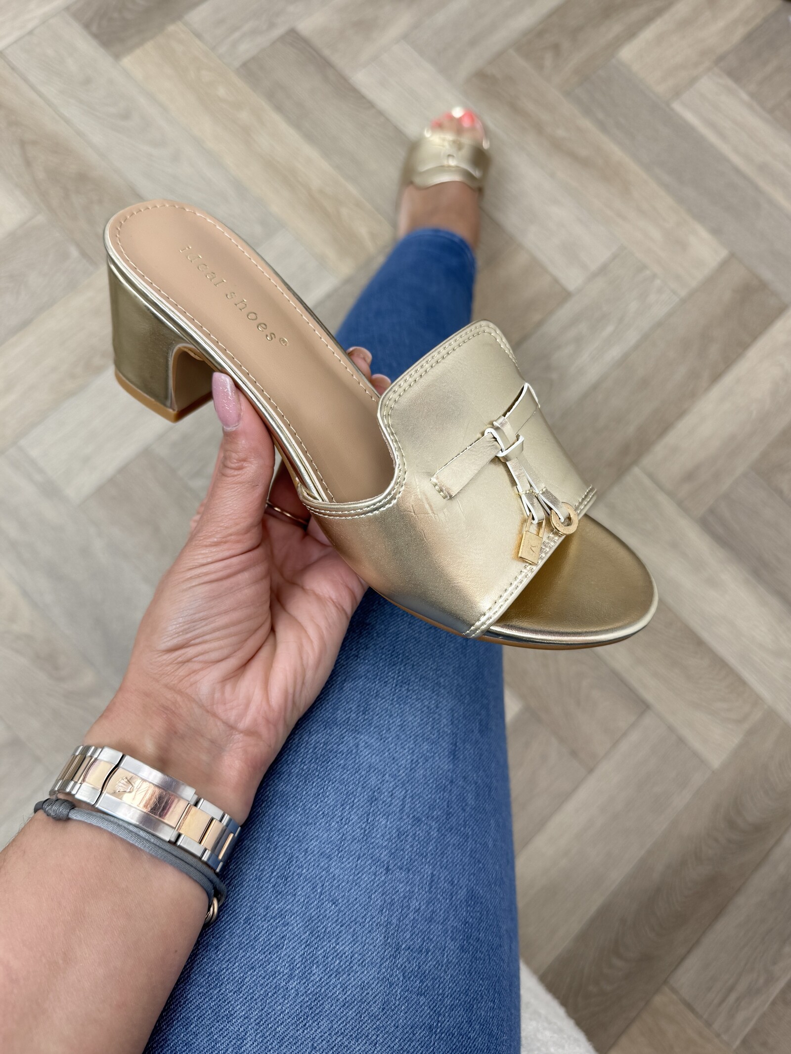 Heels Kelly Suede 8079 Gold