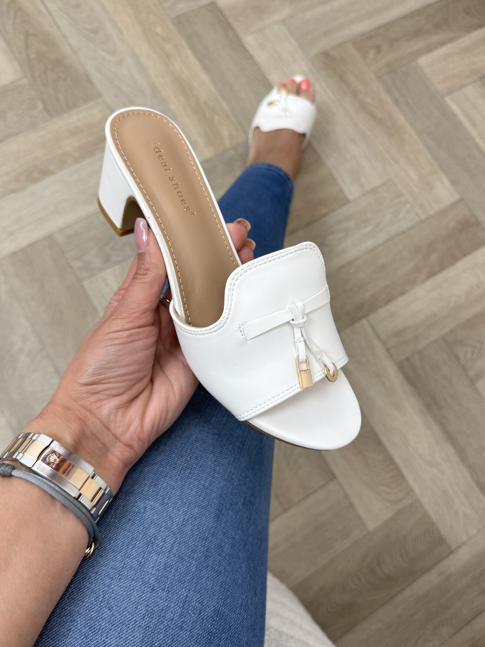 Heels Kelly Suede 8079 White