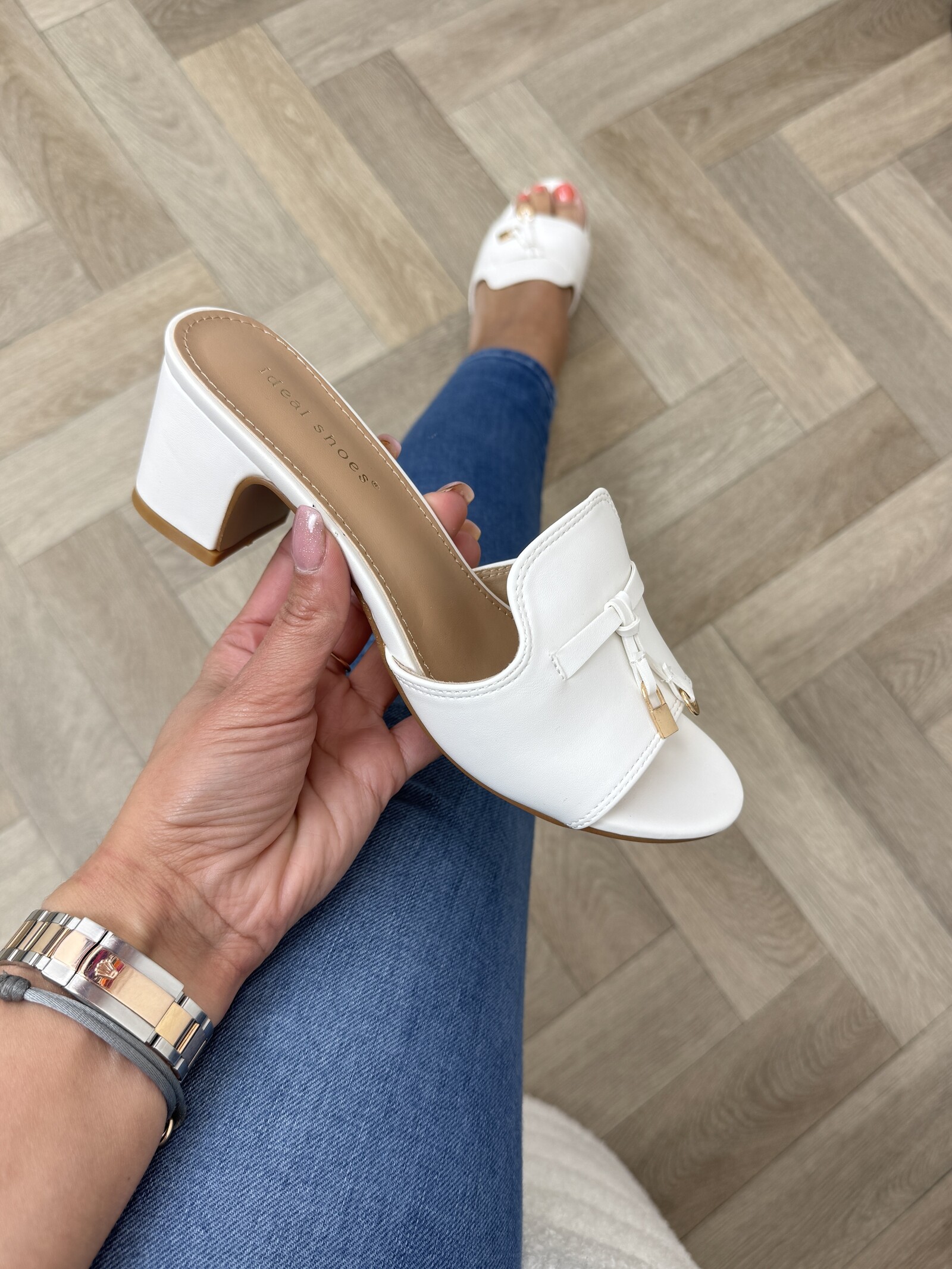 Heels Kelly Suede 8079 White