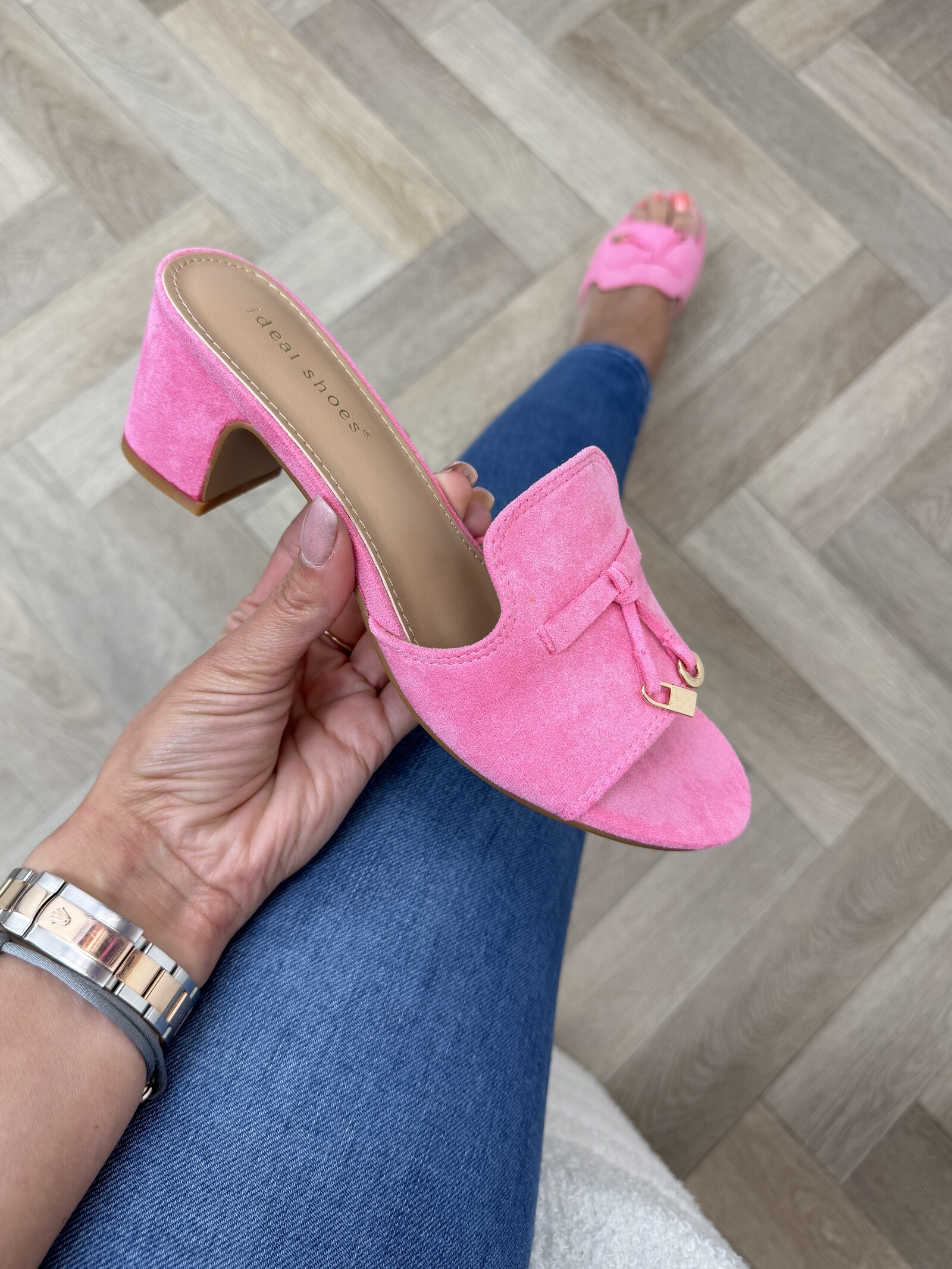Heels Kelly Suede 8079 Pink