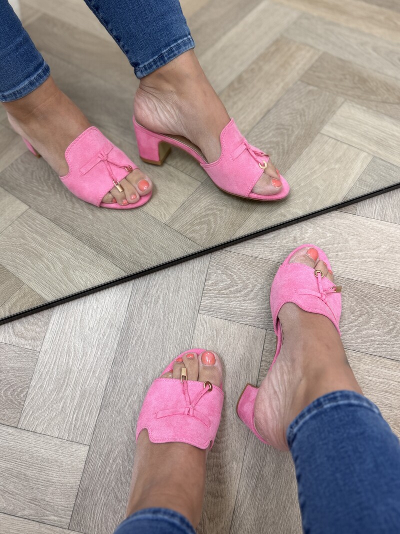 Heels Kelly Suede 8079 Pink