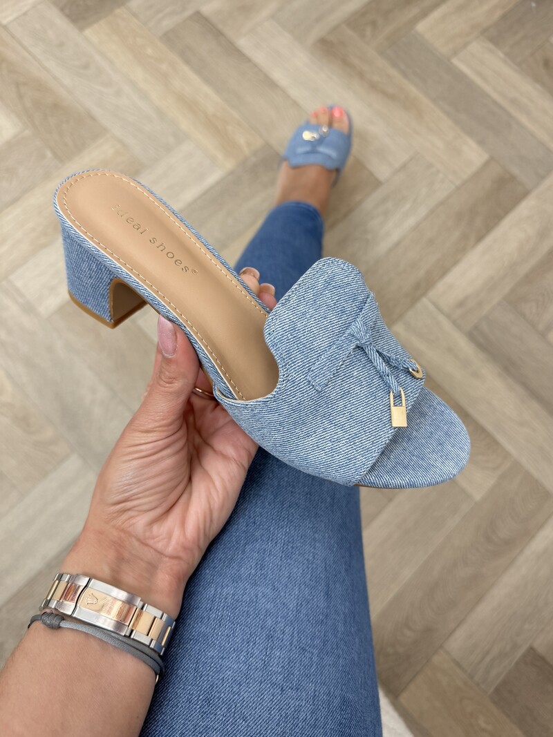 Heels Kelly Suede 8079 Denim