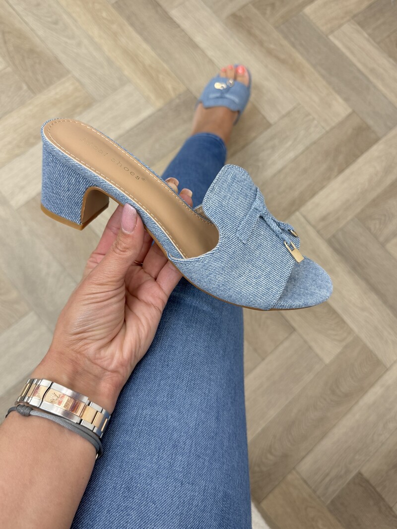 Heels Kelly Suede 8079 Denim