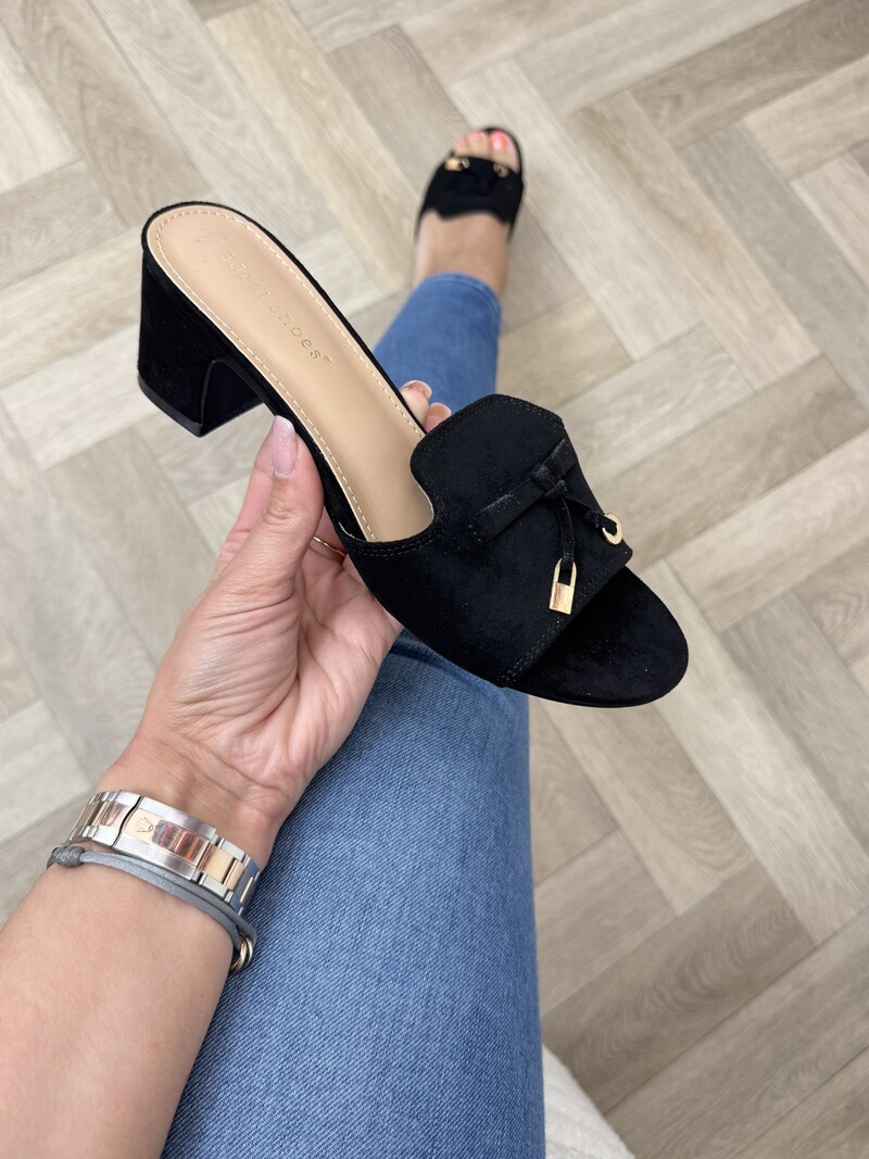 Heels Kelly Suede 8079 Black