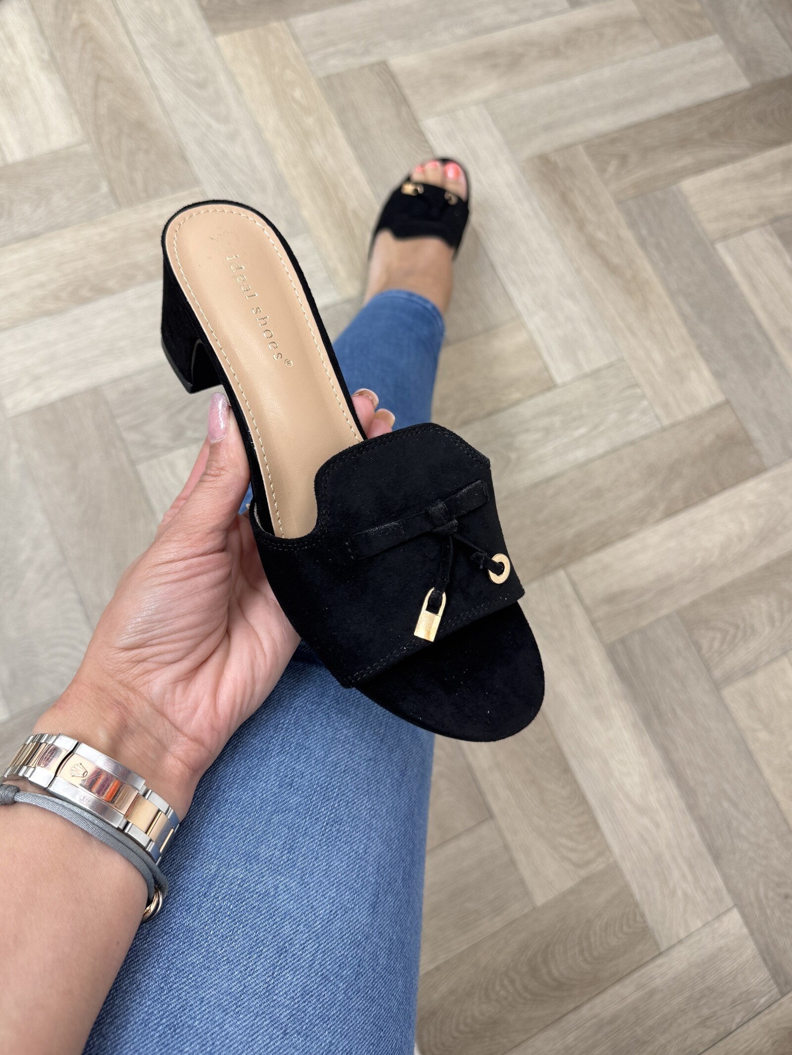 Heels Kelly Suede 8079 Black