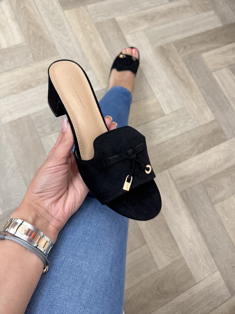 Heels Kelly Suede 8079 Black