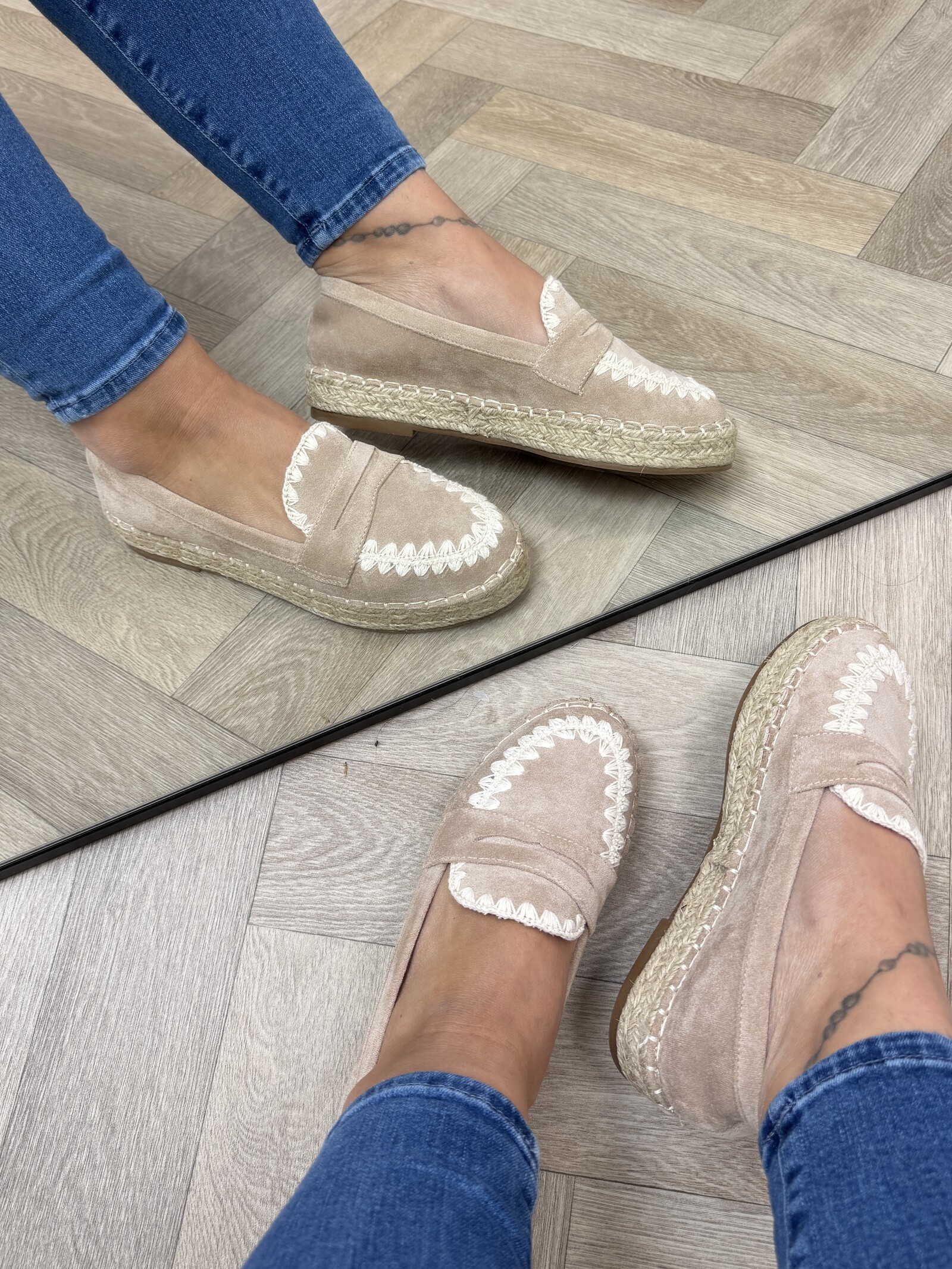 Espadrilles Moon Suede 2258 Beige