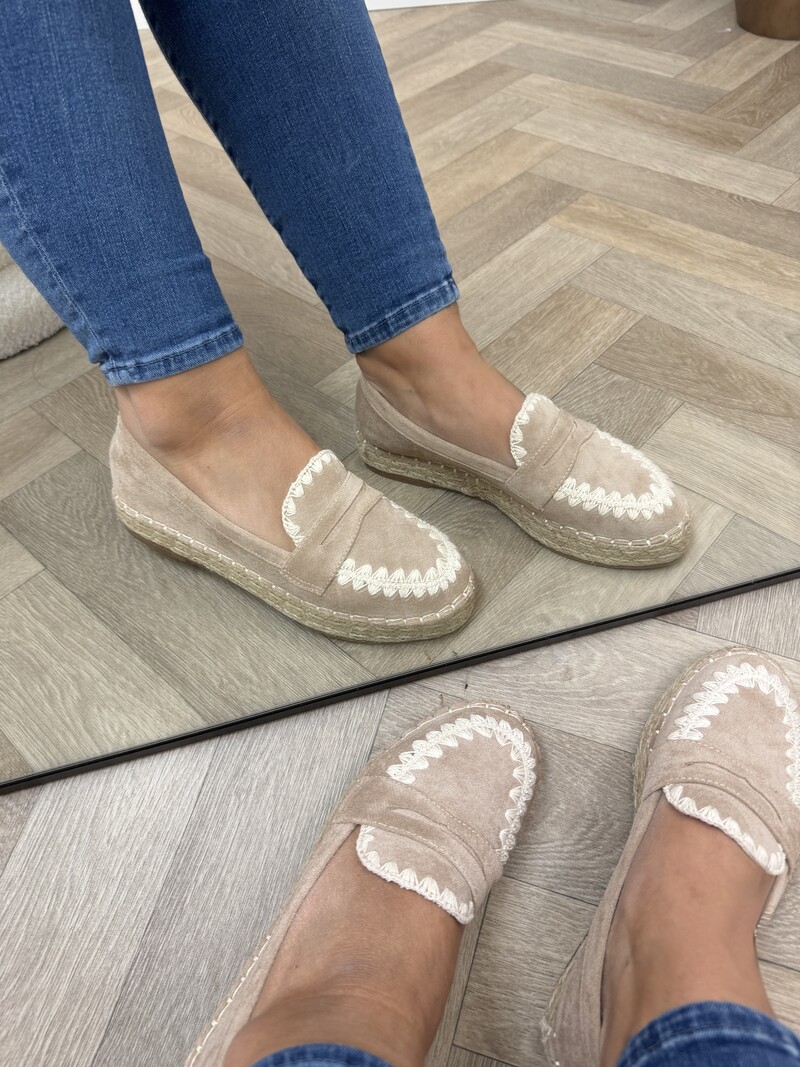 Espadrilles Moon Suede 2258 Beige