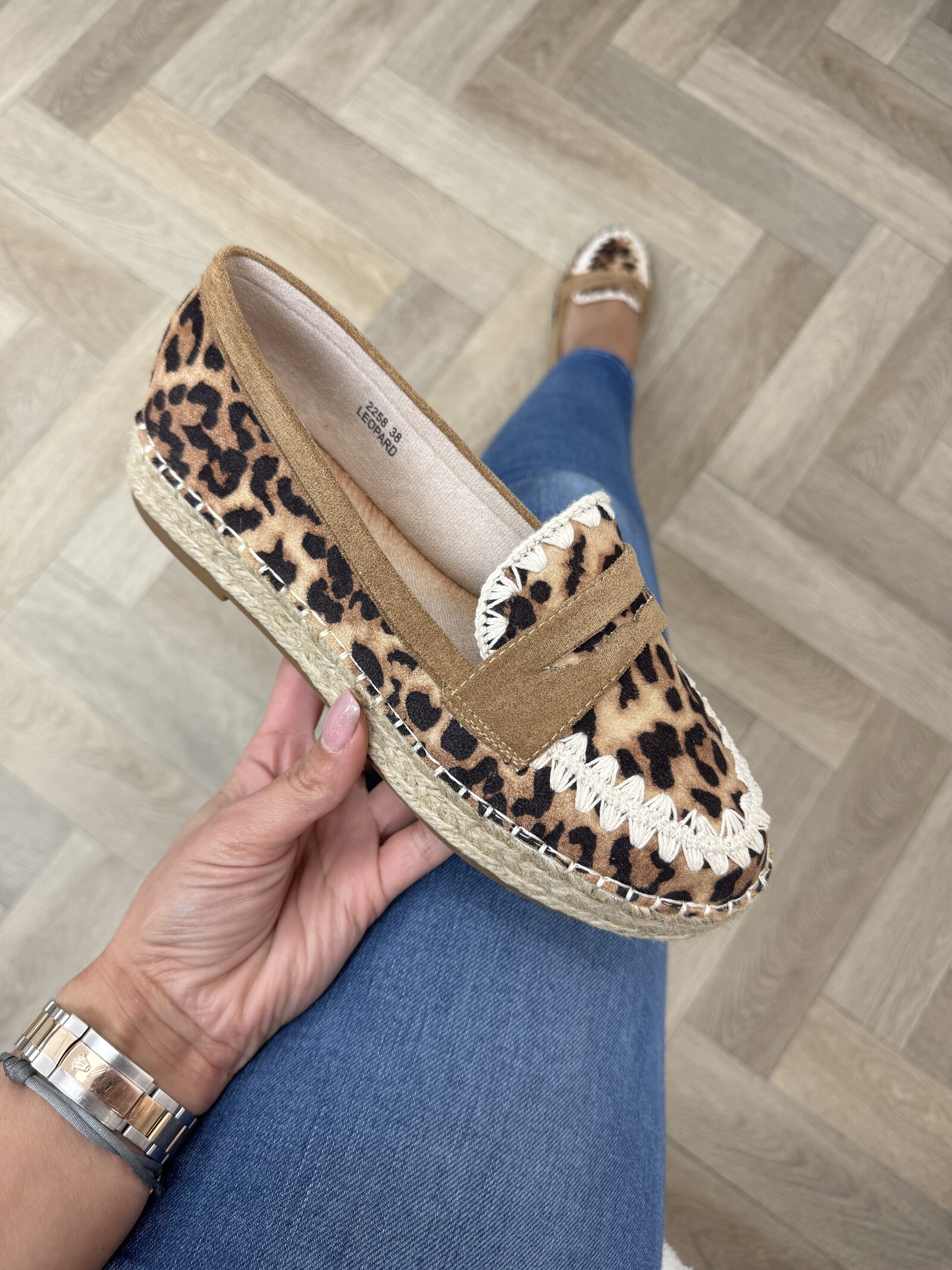 Espadrilles Moon Suede 2258 Leopard