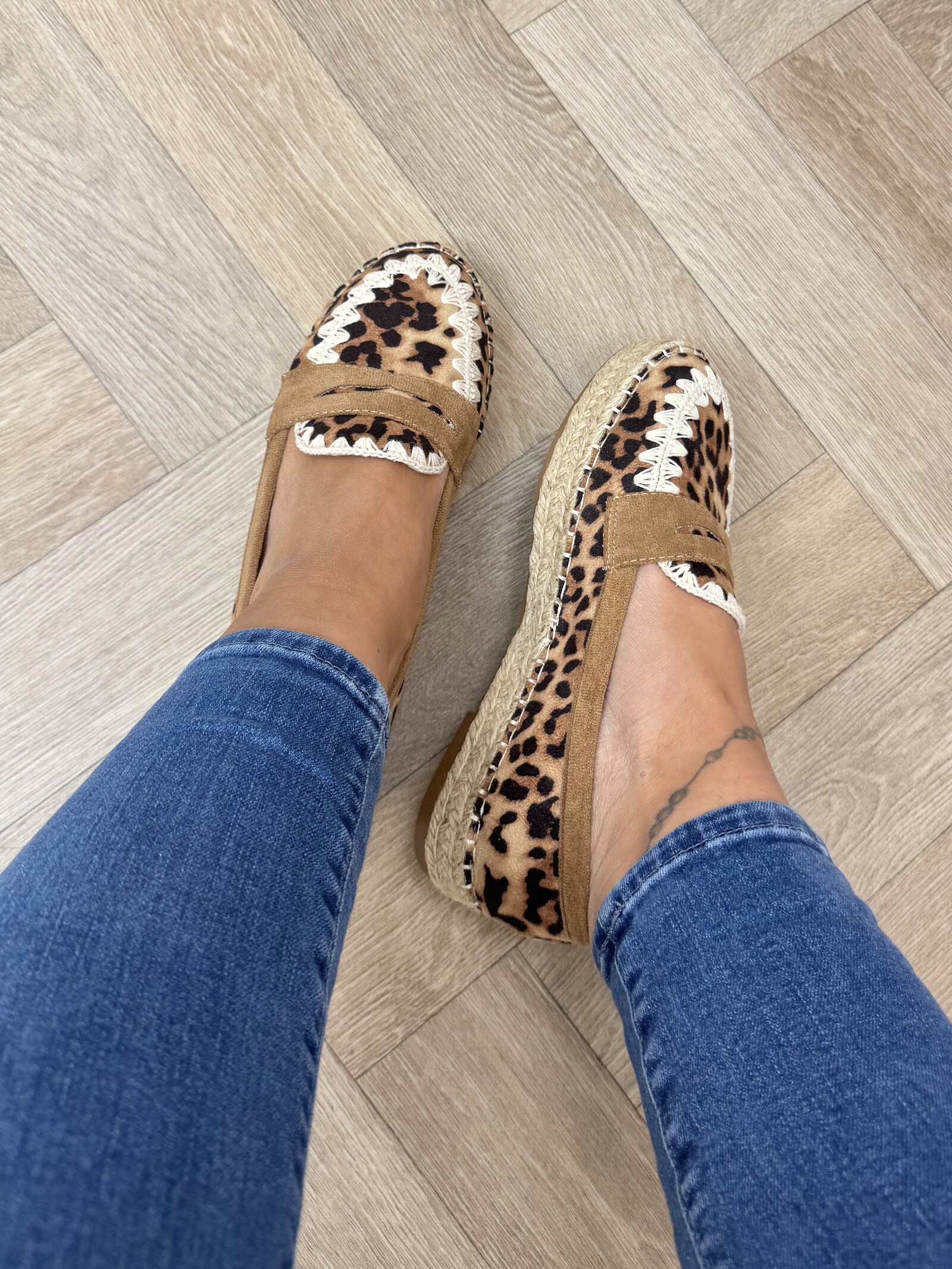 Espadrilles Moon Suede 2258 Leopard