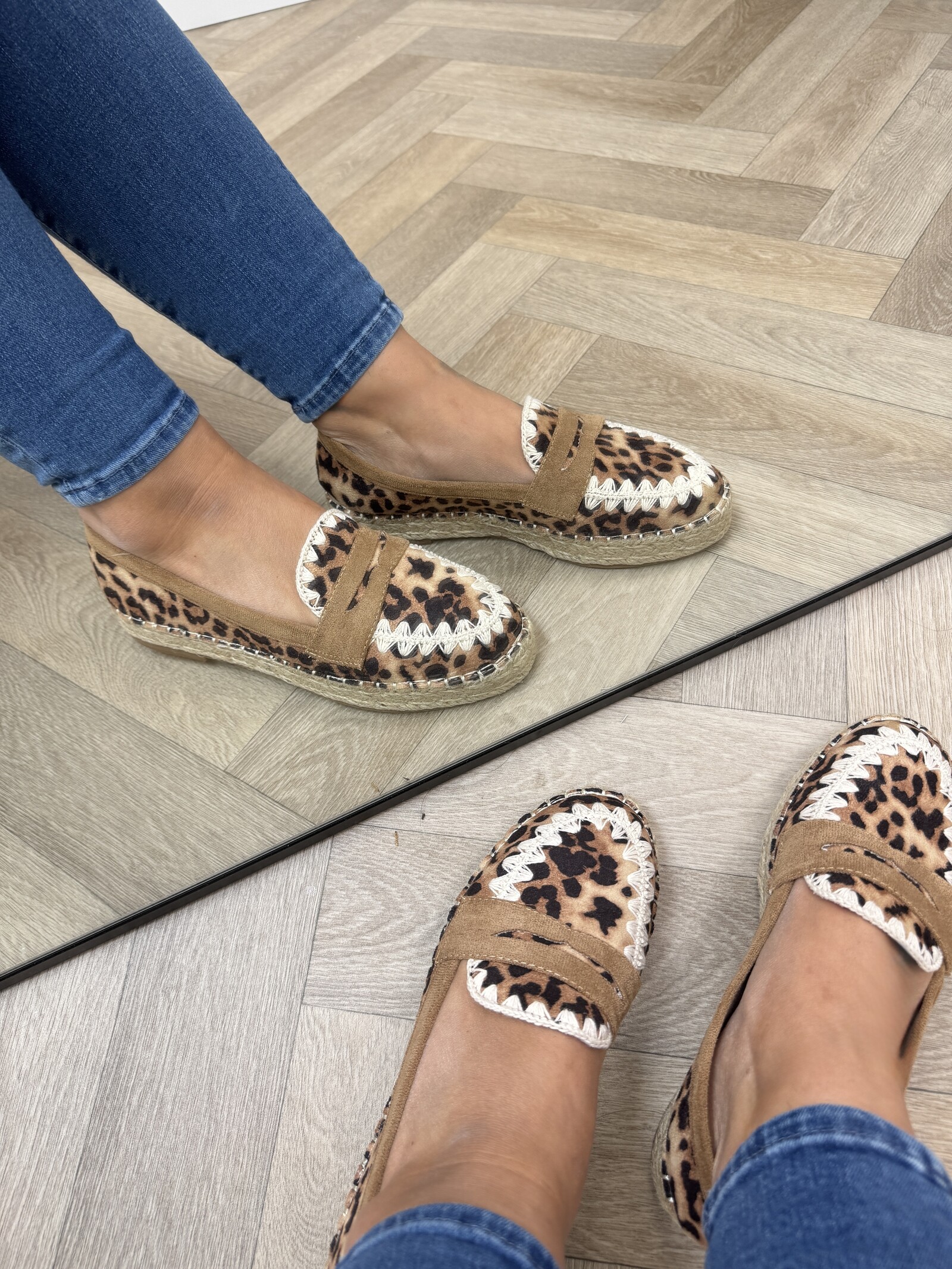 Espadrilles Moon Suede 2258 Leopard