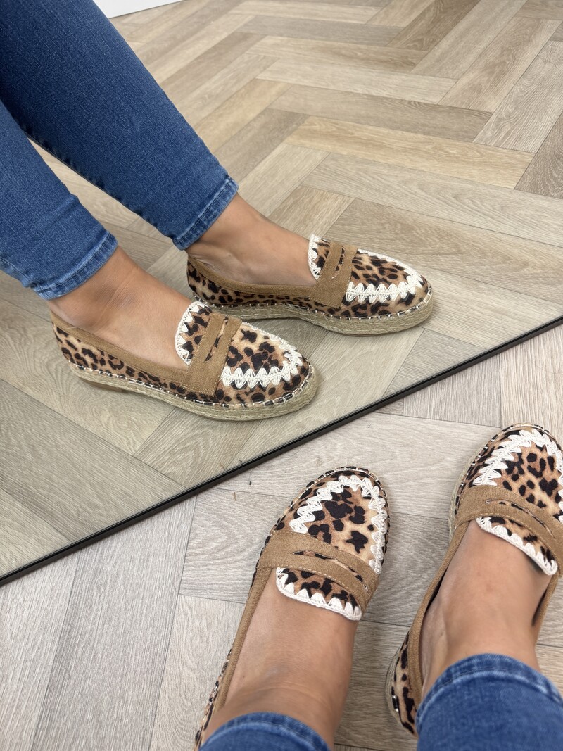 Espadrilles Moon Suede 2258 Leopard