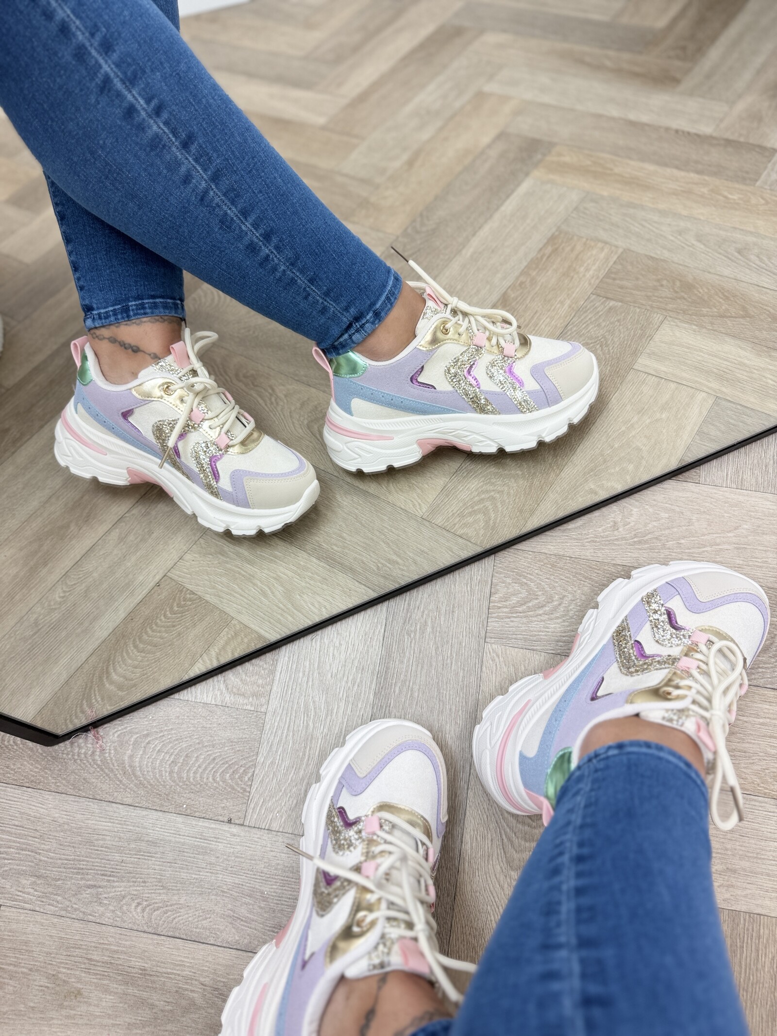 Sneakers Lellie Glitter Multi 8928