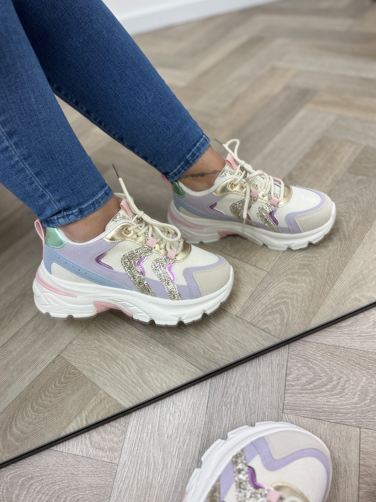 Sneakers Lellie Glitter Multi 8928