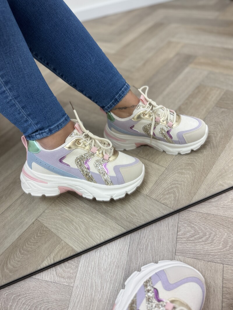 Sneakers Lellie Glitter Multi 8928
