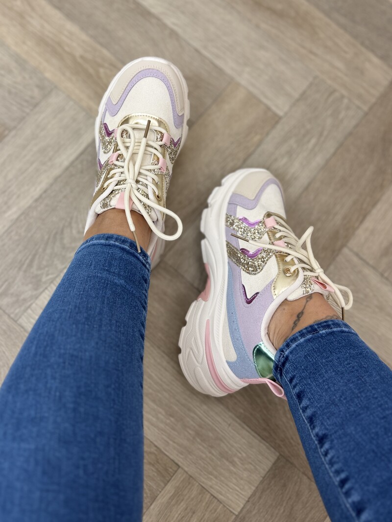 Sneakers Lellie Glitter Multi 8928