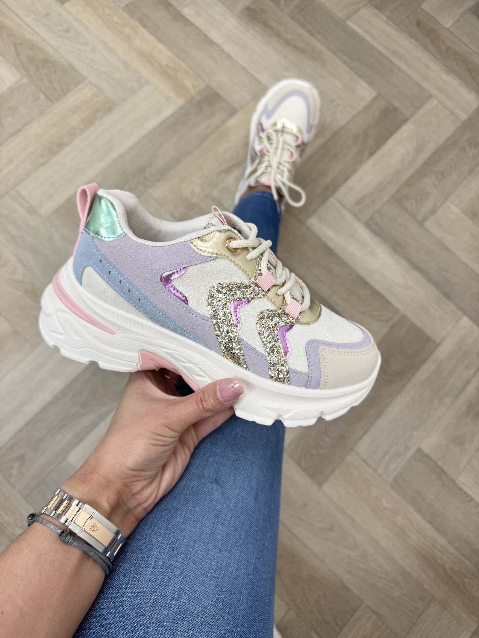 Sneakers Lellie Glitter Multi 8928