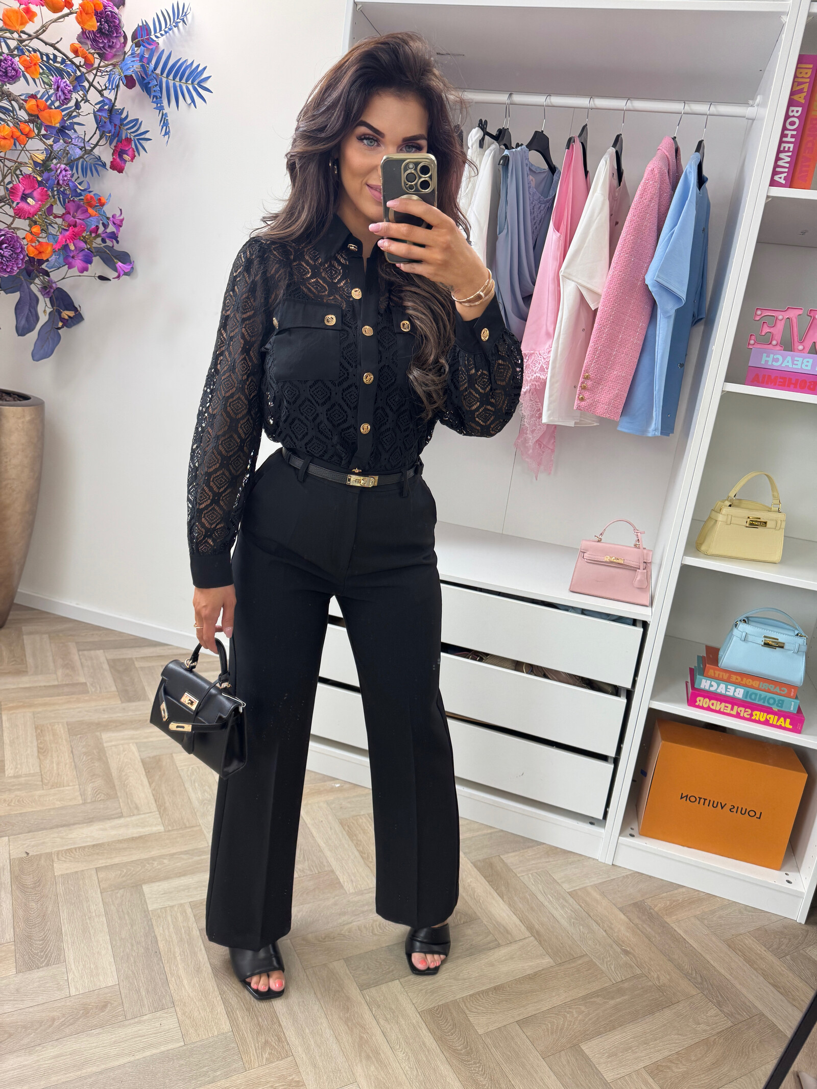 Blouse Leyla Lace VMC2498 Black