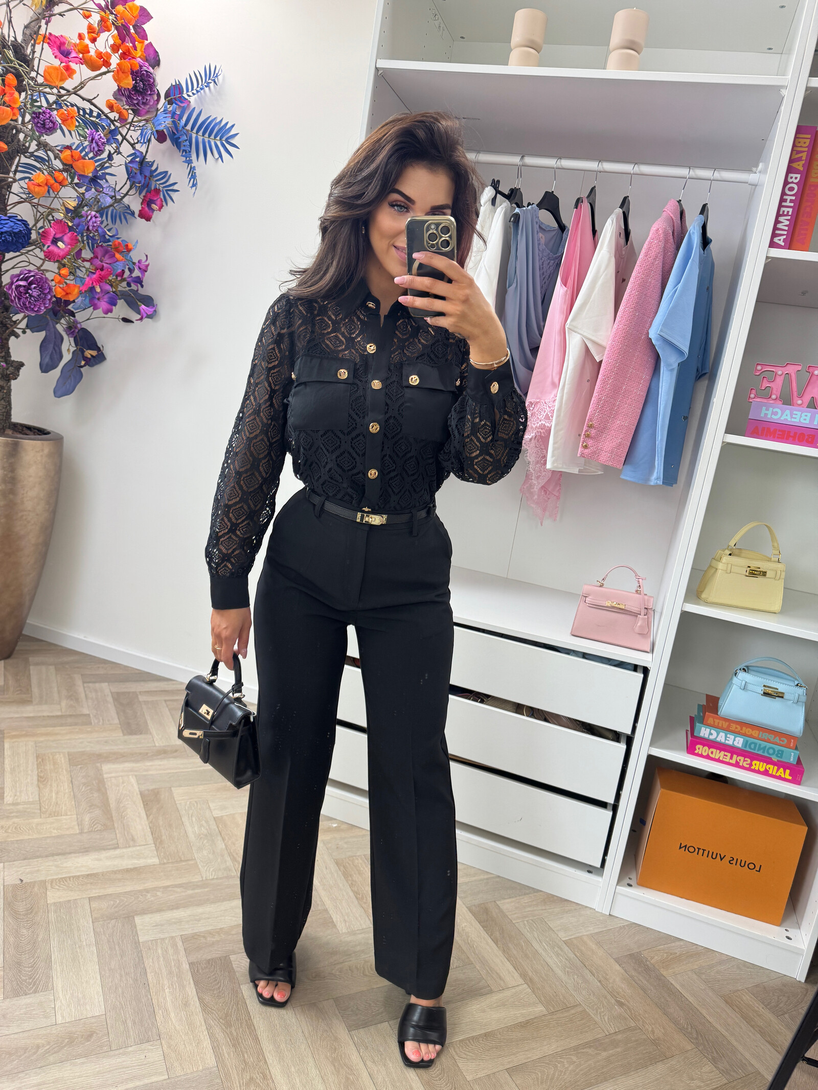 Blouse Leyla Lace VMC2498 Black