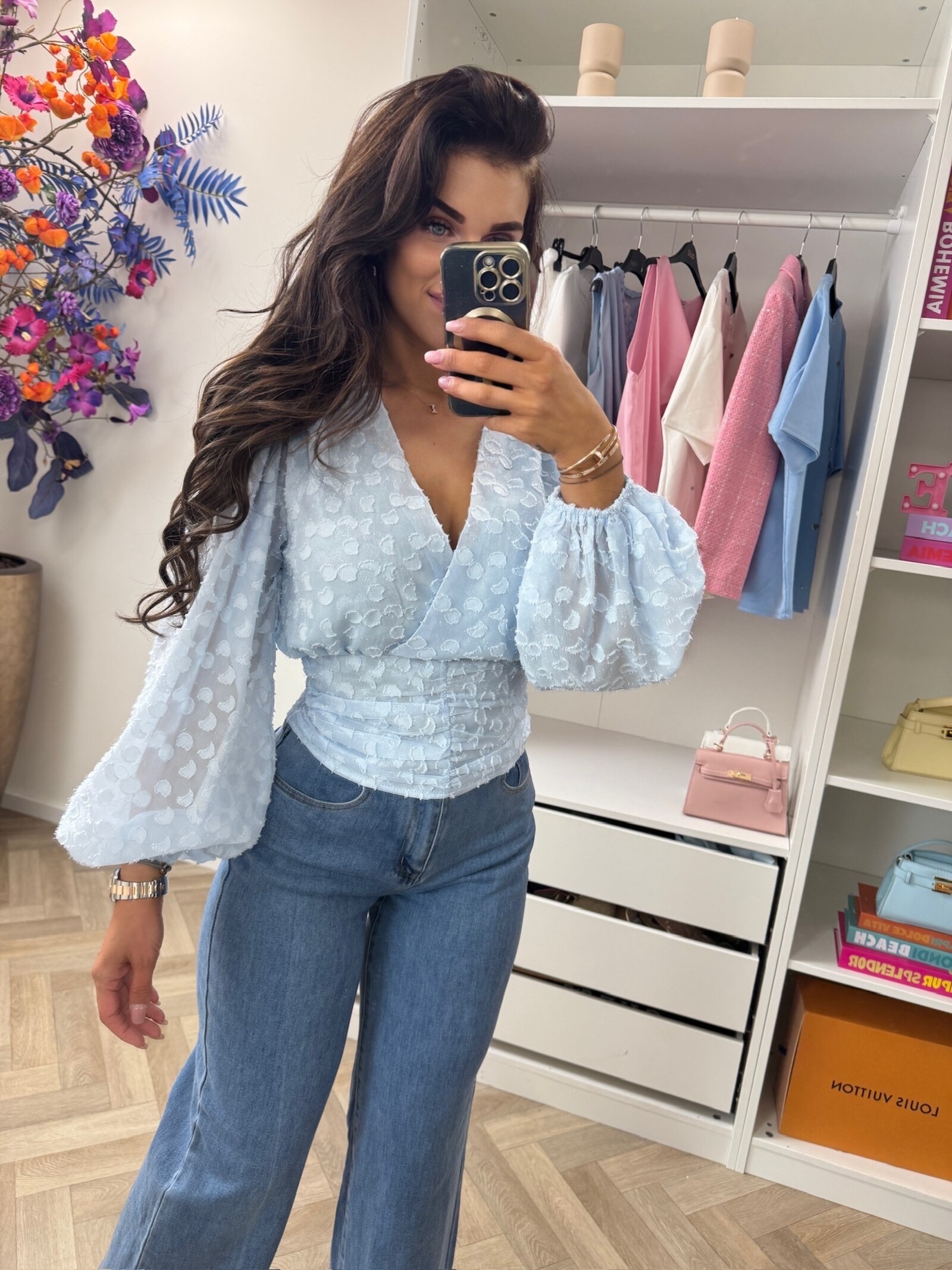 Blouse Rosy CY5428C Light Blue