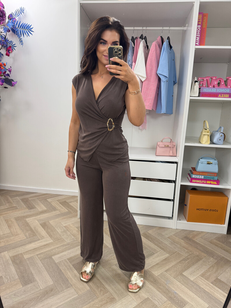 Set Nina Gold Detail Choco