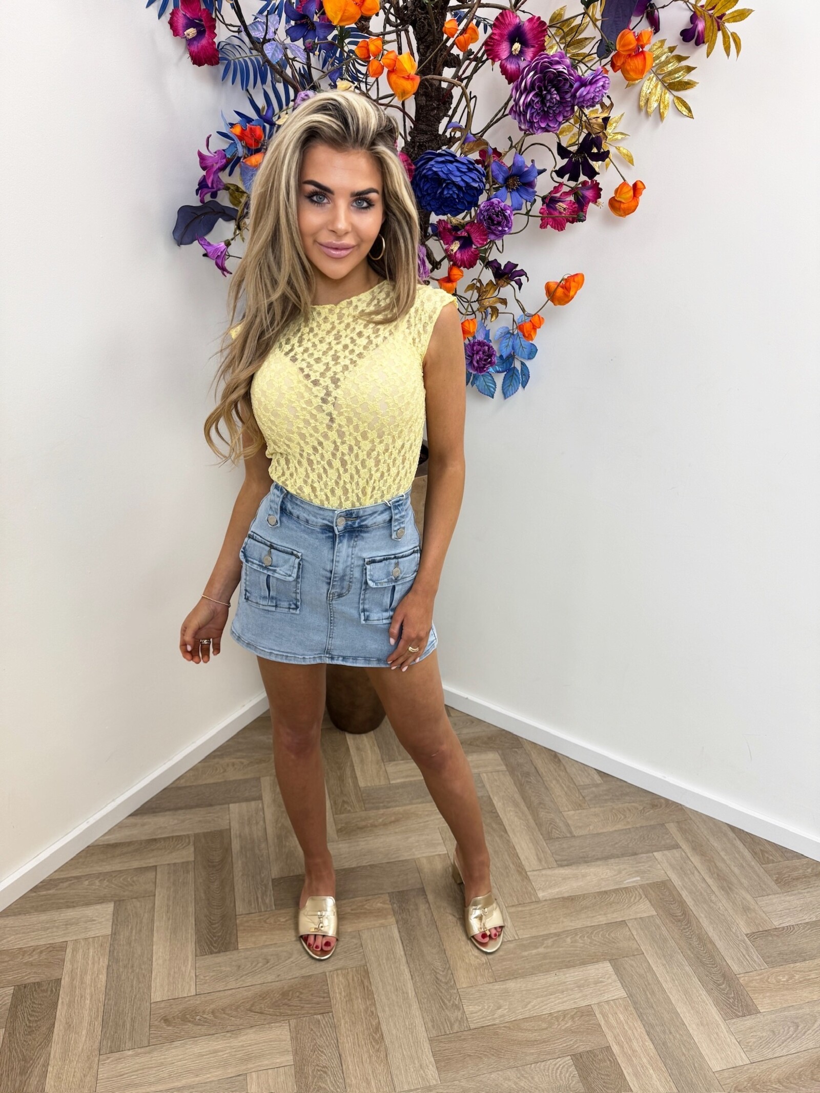 Body Lace Benthe Yellow