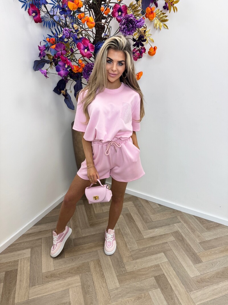 2 Delige Set Diamonds Macy Pink