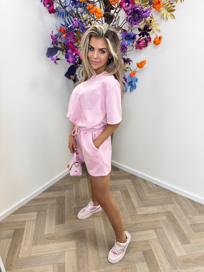 2 Delige Set Diamonds Macy Pink